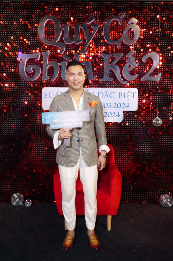 Trương Thế Vinh lịch lãm tại sự kiện.