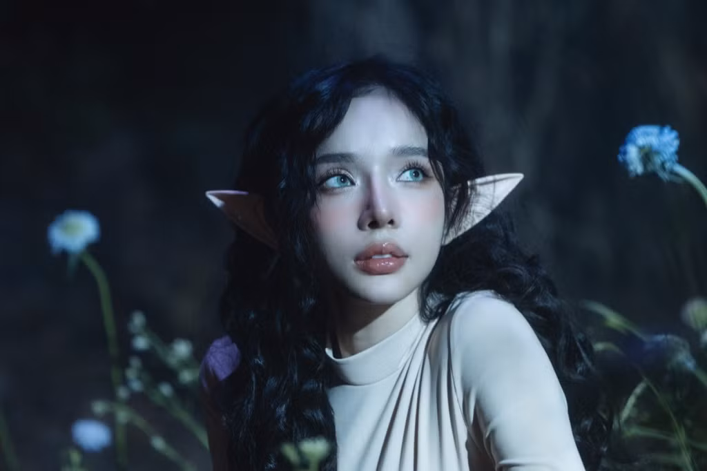 LyLy trong MV Cám ơn vì đã không đợi em. LyLy trong MV Cám ơn vì đã không đợi em.