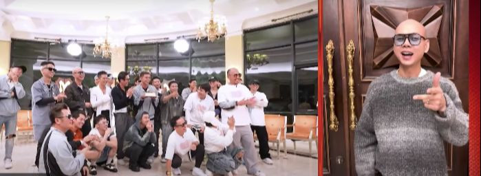 Phan Đinh Tùng "diễn live" bản hit Khúc Hát Mừng Sinh Nhật để chúc mừng Thiên Minh và Jun Phạm. Phan Đinh Tùng "diễn live" bản hit Khúc Hát Mừng Sinh Nhật để chúc mừng Thiên Minh và Jun Phạm.