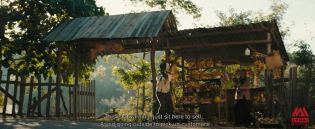 Tạ Lâm xuất hiện chớp nhoáng trong trailer.