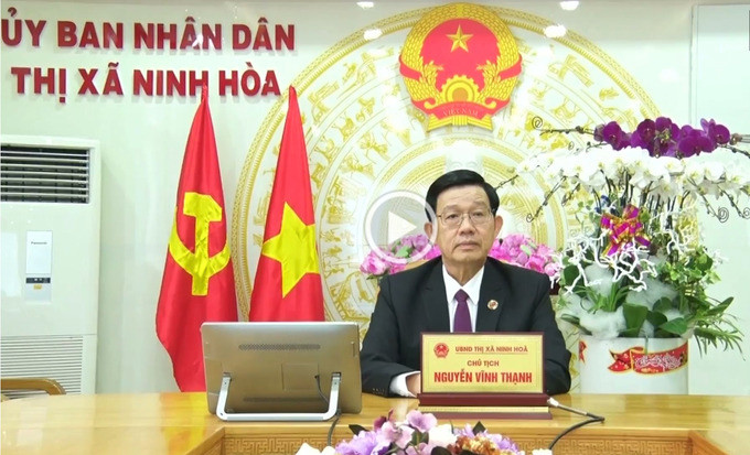 Ông Nguyễn Vĩnh Thạnh - Chủ tịch UBND thị xã Ninh Hòa. Ảnh: T.L.