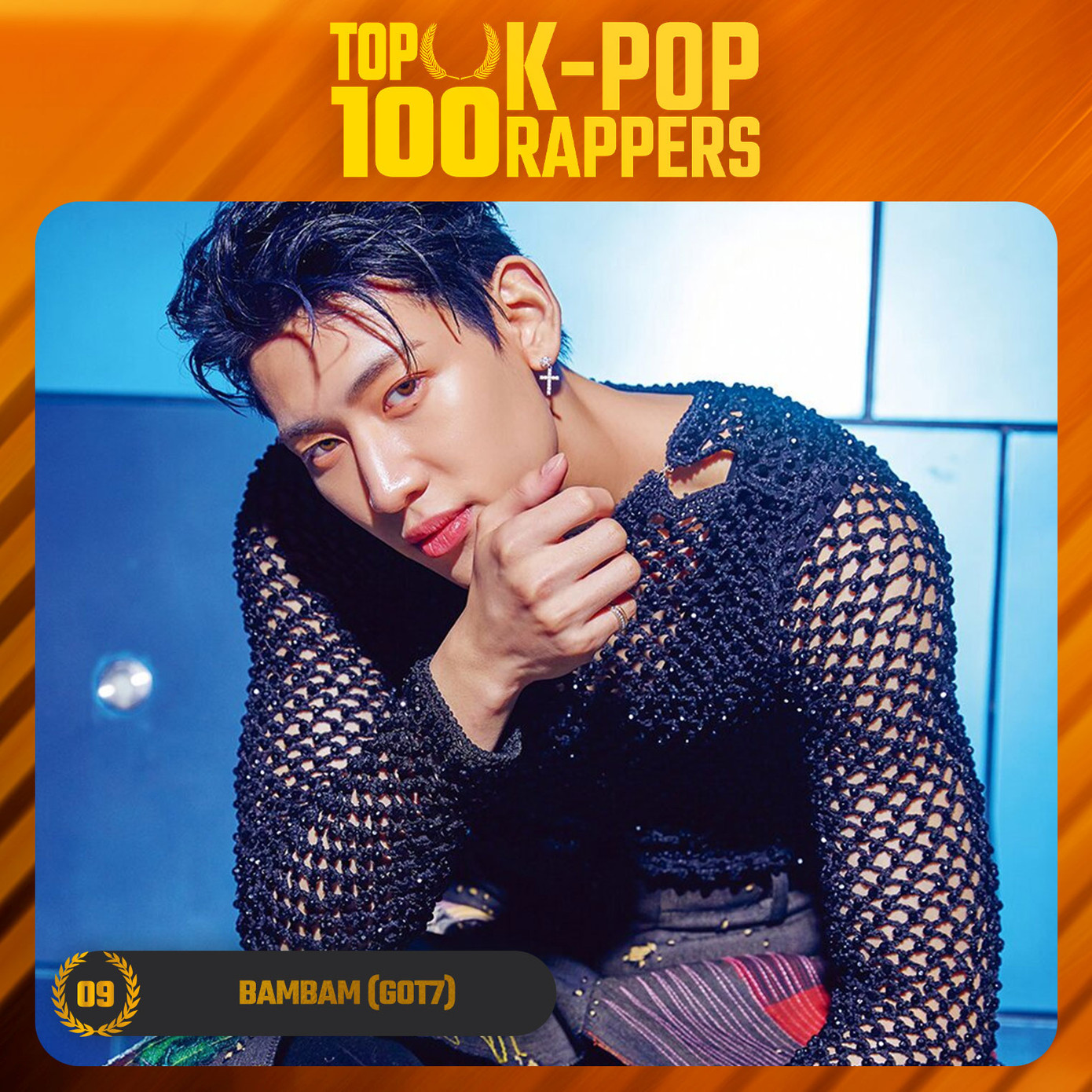 Hạng 9 thuộc về thành viên gốc Thái Lan của GOT7 kiêm bạn thân Lisa, Bambam. Anh không chỉ rap giỏi mà còn được đánh giá cao về khả năng nhảy, sáng tác và sản xuất âm nhạc.