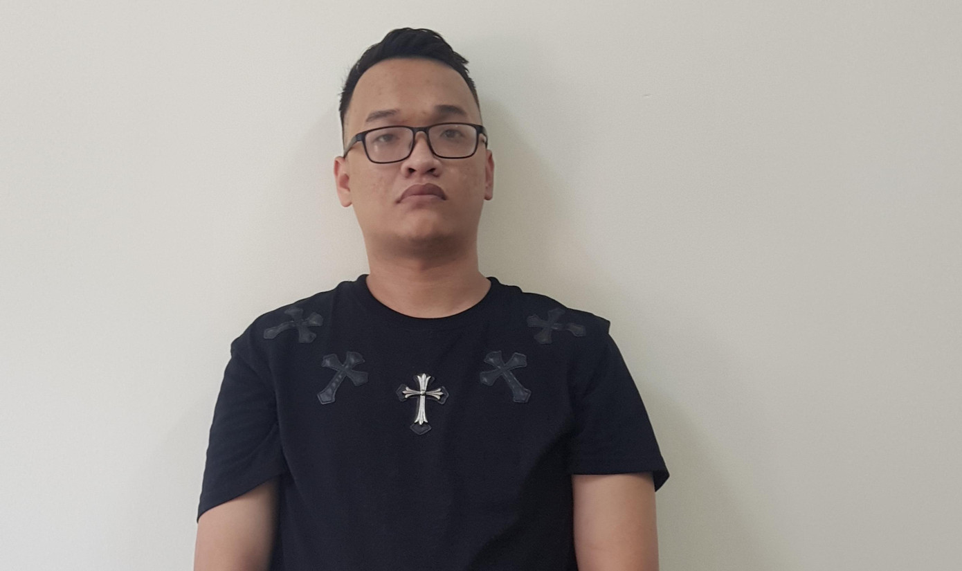 Đối tượng Nguyễn Hoàng Ân. Ảnh: Công an cung cấp