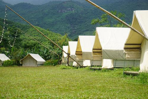 Những khu du lịch sinh thái xây dựng trái phép trên đất nông nghiệp ở xã Hòa Bắc, huyện Hòa Vang, TP Đà Nẵng. (Ảnh: Bích Vân) Những khu du lịch sinh thái xây dựng trái phép trên đất nông nghiệp ở xã Hòa Bắc, huyện Hòa Vang, TP Đà Nẵng. (Ảnh: Bích Vân)