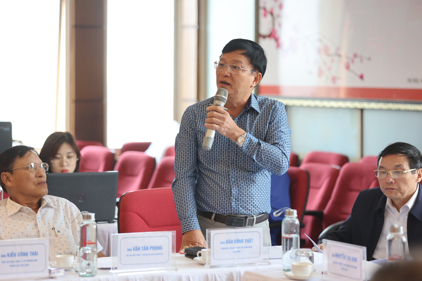 Ông Văn Công Thật - Giám đốc Công ty TNHH KNJ Kim Ngọc (huyện Cần Giờ, TPHCM). Ảnh: Như Ý Ông Văn Công Thật - Giám đốc Công ty TNHH KNJ Kim Ngọc (huyện Cần Giờ, TPHCM). Ảnh: Như Ý