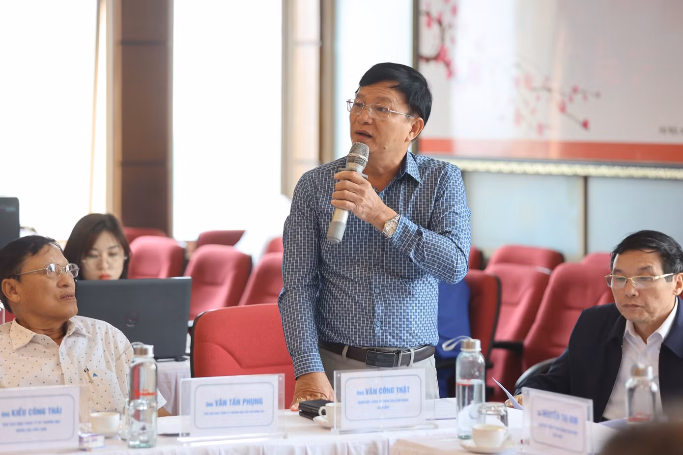 Ông Văn Công Thật - Giám đốc Công ty TNHH KNJ Kim Ngọc (huyện Cần Giờ, TPHCM). Ảnh: Như Ý Ông Văn Công Thật - Giám đốc Công ty TNHH KNJ Kim Ngọc (huyện Cần Giờ, TPHCM). Ảnh: Như Ý