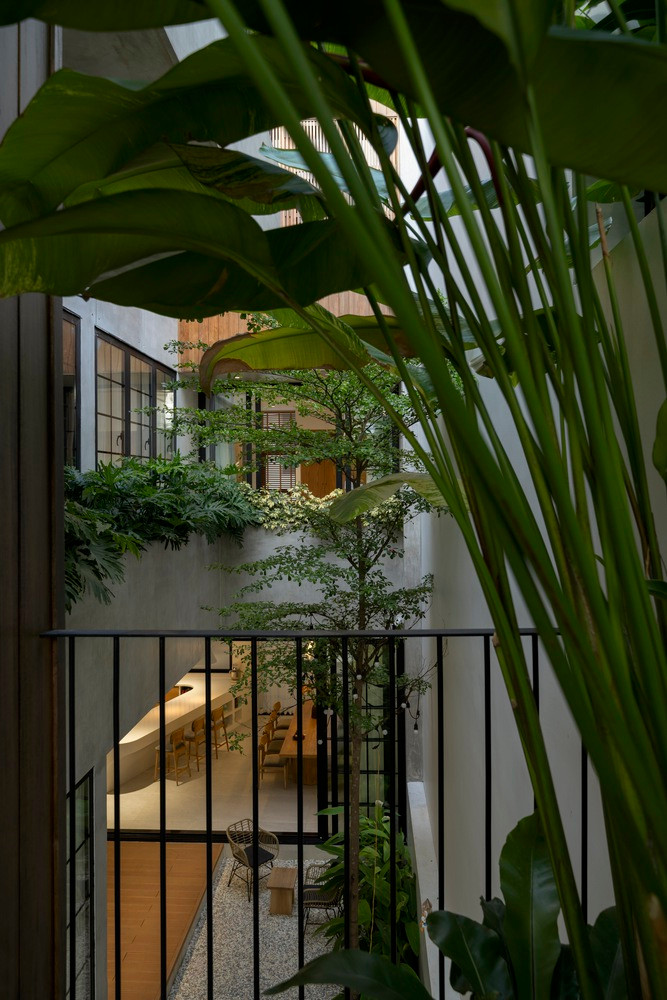 Vùng đệm và các khu vực chuyển tiếp đóng vai trò phân chia ranh giới sống, giảm nhiệt trực tiếp, tạo ra không gian xanh cần thiết cho sự giao tiếp giữa con người và thiên nhiên, khuyến khích sự tương tác giữa các thành viên trong gia đình.