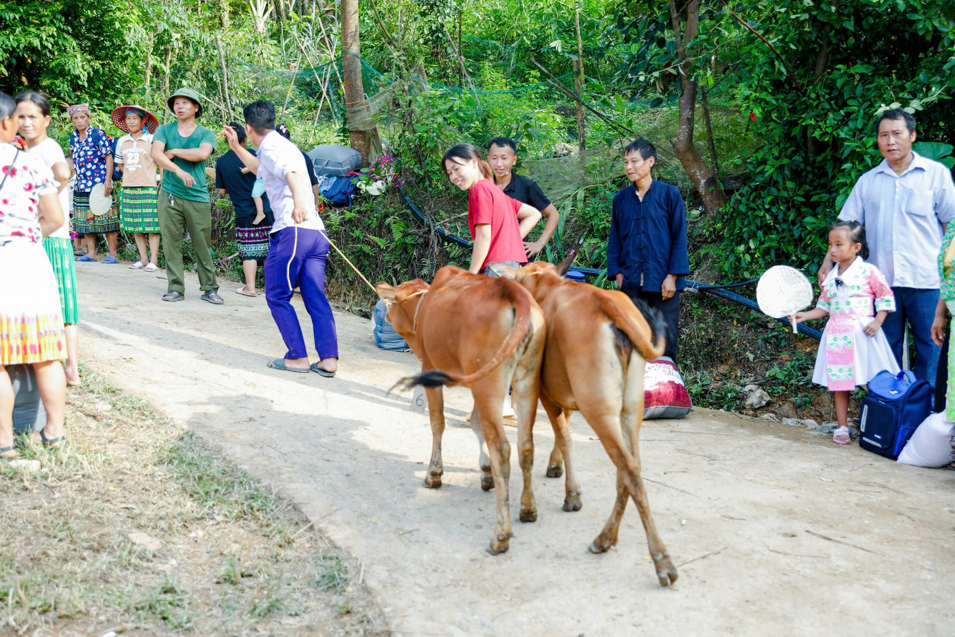 Người Mông bản Mỏ Chì hạnh phúc khi nhận được những món quà ý nghĩa và thiết thực từ chương trình “Trung Thu trên bản Mông”