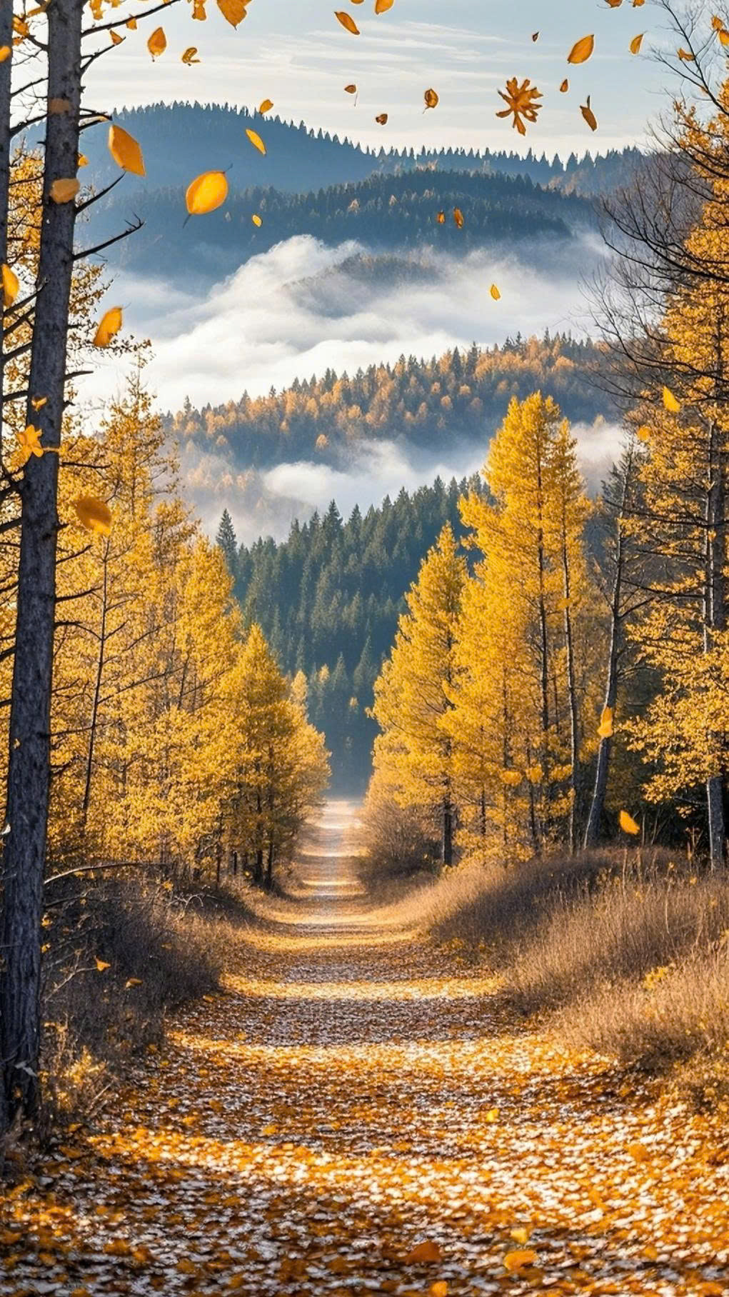 Theo Sohu, Đại Hưng An Lĩnh nằm ở phía Bắc nên mùa thu đến sớm, nhiệt độ giảm dần làm cho sự thay đổi của lá cây trở nên rõ ràng hơn.