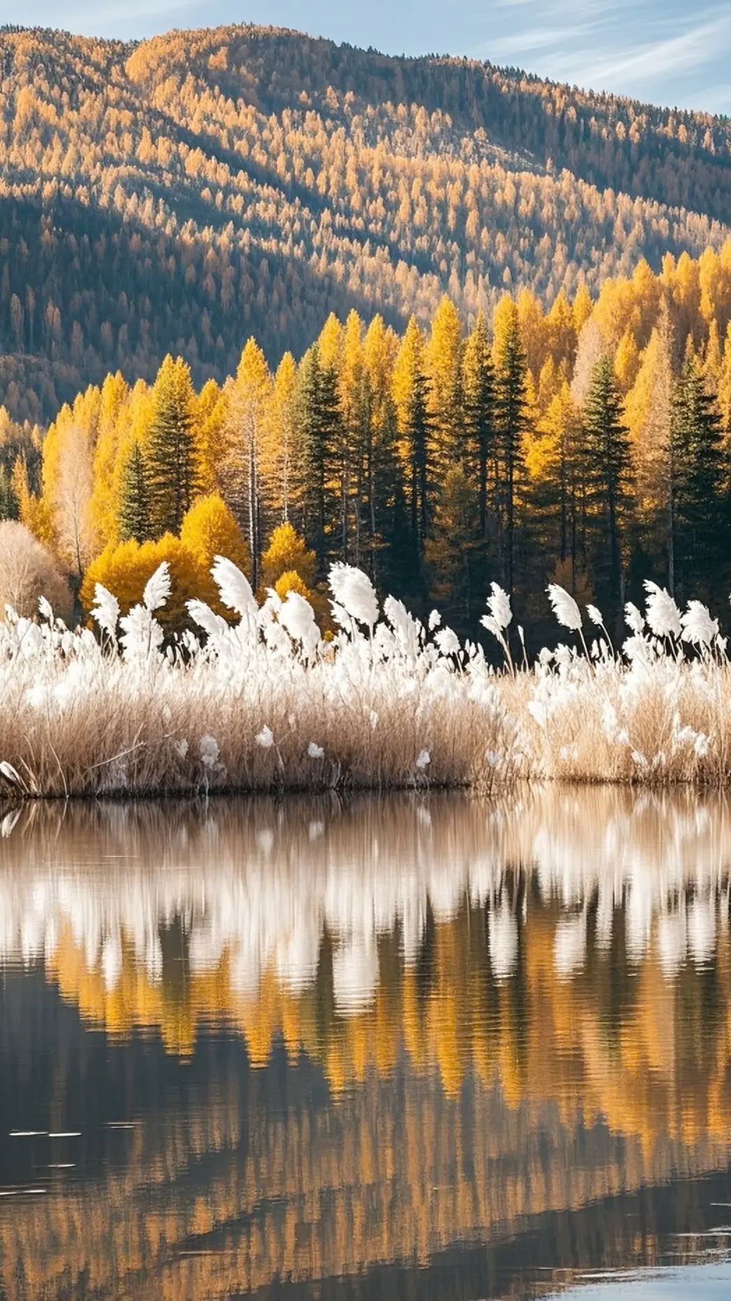 Theo Sohu, Đại Hưng An Lĩnh nằm ở phía Bắc nên mùa thu đến sớm, nhiệt độ giảm dần làm cho sự thay đổi của lá cây trở nên rõ ràng hơn.