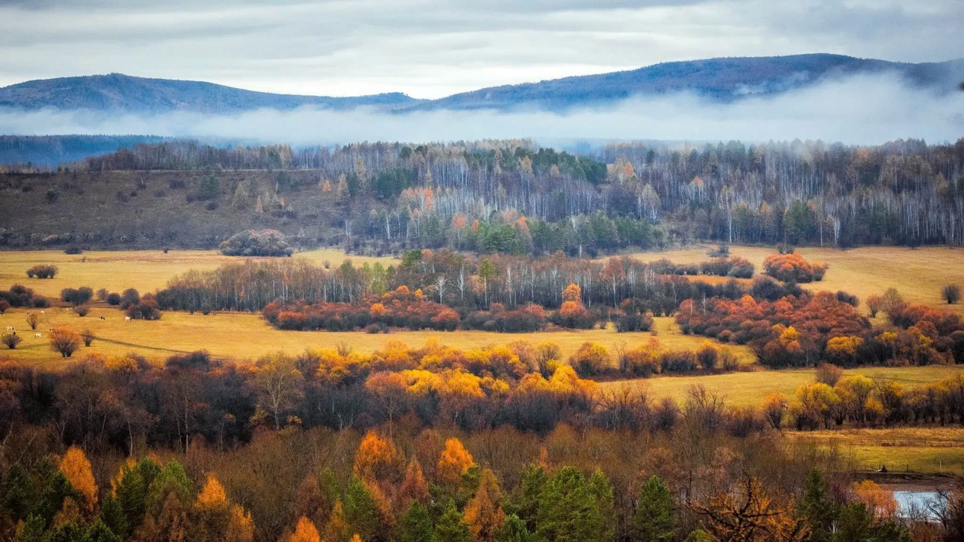 Nằm ở phía Bắc tỉnh Hắc Long Giang và thuộc khu tự trị Nội Mông của Trung Quốc, phong cảnh mùa thu tại dãy Đại Hưng An Lĩnh (hay Đại Hưng An), đang gây “bão” trên các nền tảng mạng xã hội Trung Quốc và thế giới vì vẻ đẹp siêu thực.
