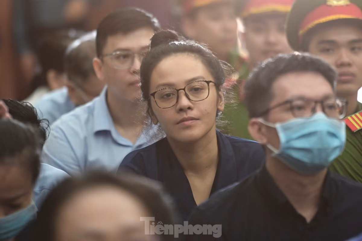 Bị cáo Trương Huệ Vân tại phiên tòa.