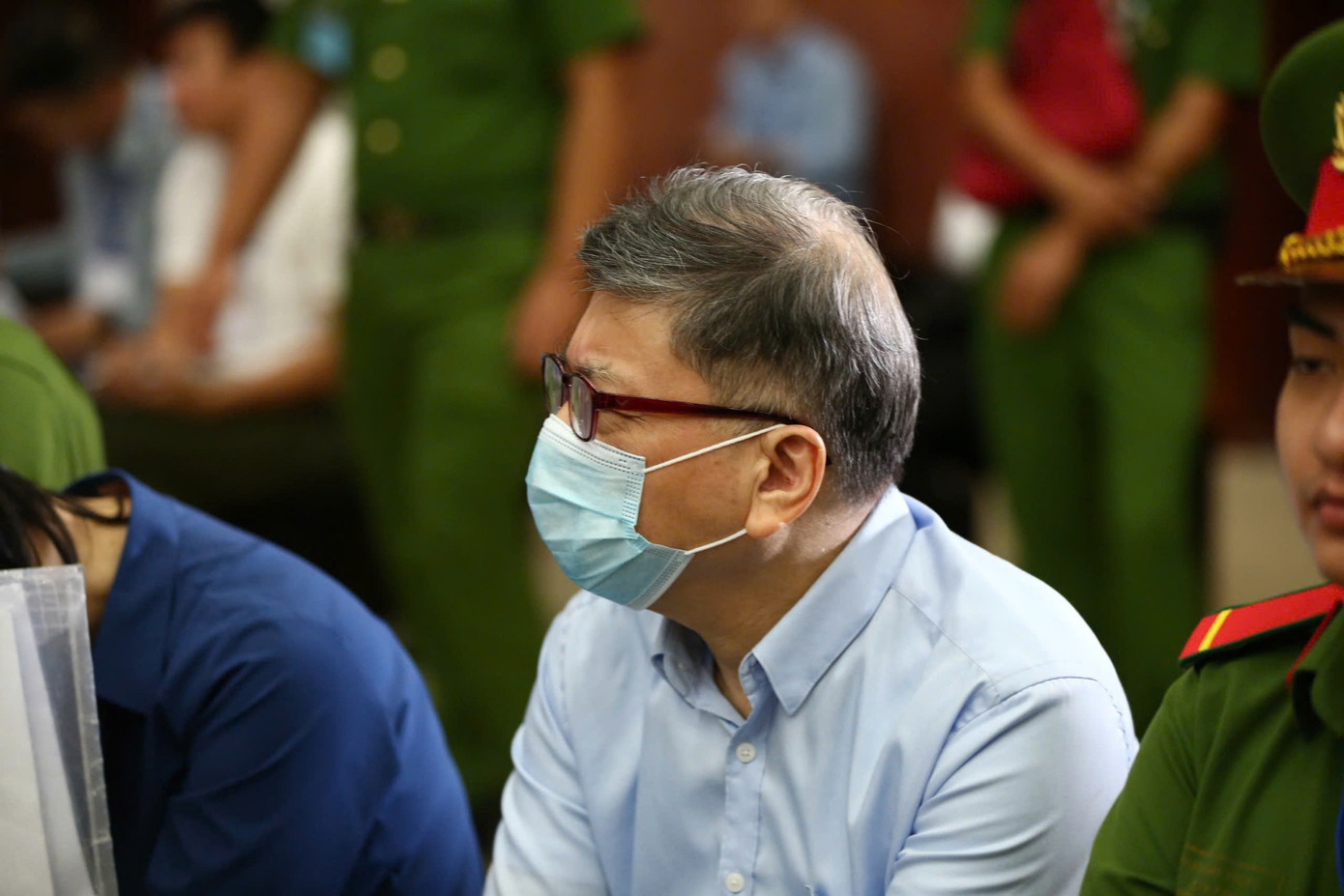 Ông Chu Lập Cơ tại phiên tòa.