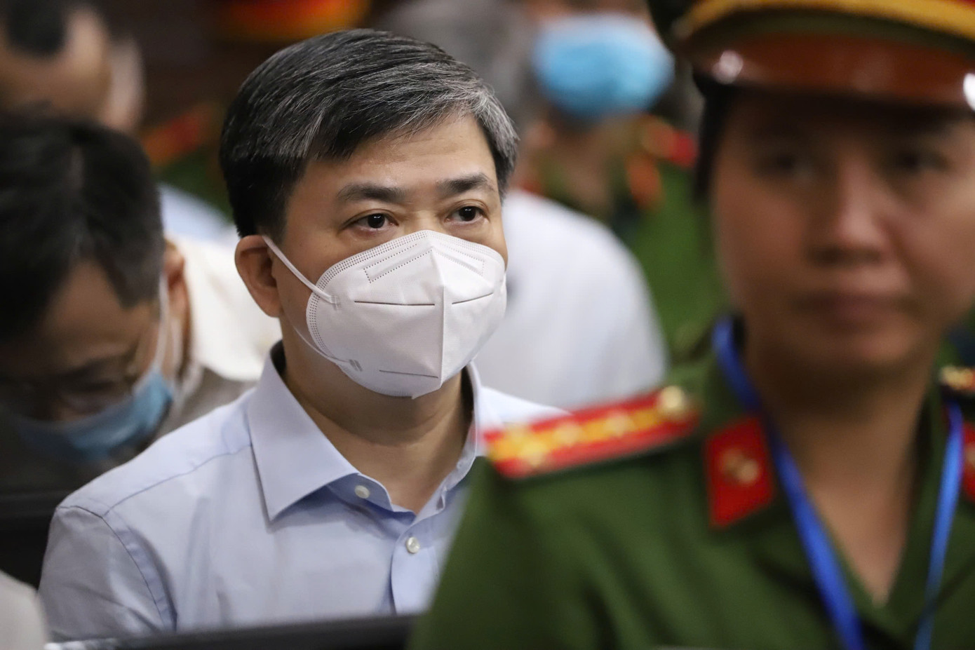 Ông Lê Đức Thọ tại phiên tòa. Ảnh: Tân Châu Ông Lê Đức Thọ tại phiên tòa. Ảnh: Tân Châu