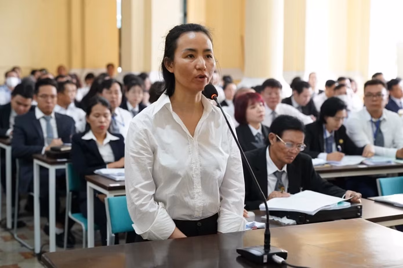 Bà Trần Thị Mỹ Dung (cựu Phó tổng giám đốc Ngân hàng SCB).