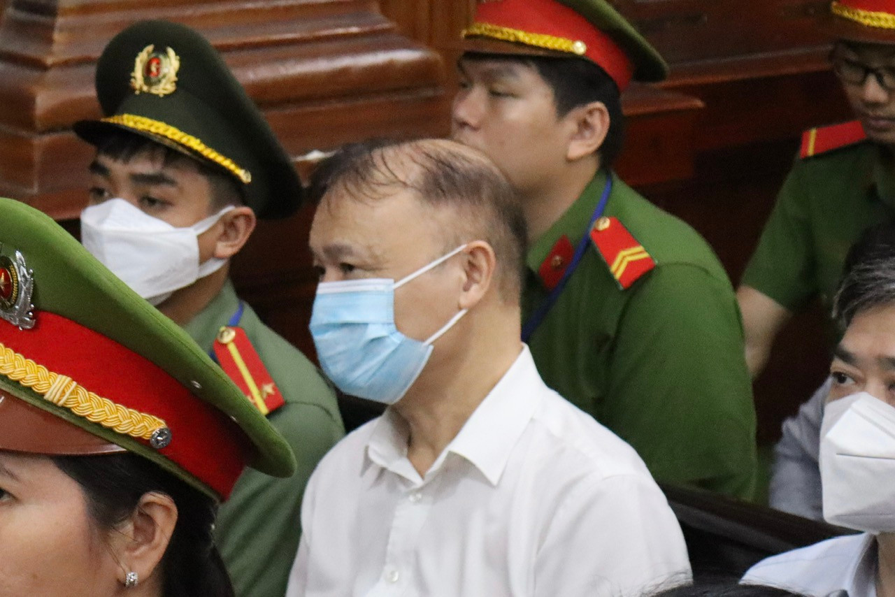 Cựu Thứ trưởng Bộ Công Thương Đỗ Thắng Hải tại phiên tòa. Ảnh: Tân Châu.