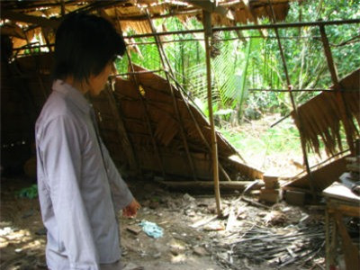 Căn nhà hoang nơi đối tượng Thanh 