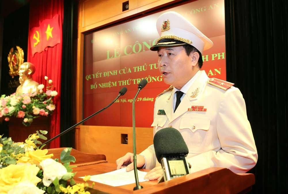 Thứ trưởng Bộ Công an Lê Quốc Hùng thời điểm chưa thăng hàm.