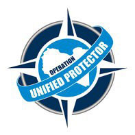 Logo chiến dịch Unified Protector của NATO. Logo chiến dịch Unified Protector của NATO