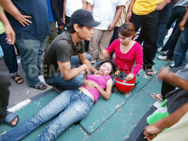 Nạn nhân một vụ TNGT ở Malaysia