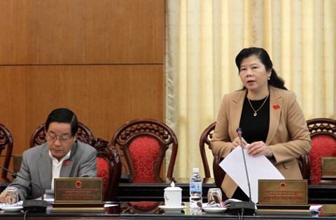 heo bà Nguyễn Thị Nương, Hà Nội và TP HCM có nhiều lượt đại biểu vắng mặt trong kỳ họp Quốc hội vừa qua. 