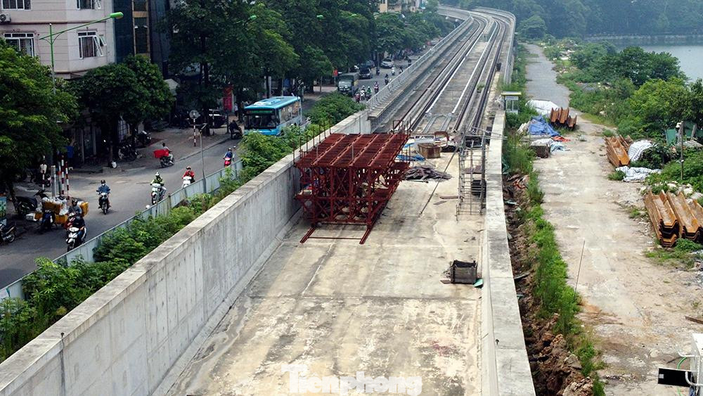 Hiện không có hoạt động xây dựng, thi công trên toàn tuyến đường sắt Nhổn - ga Hà Nội.