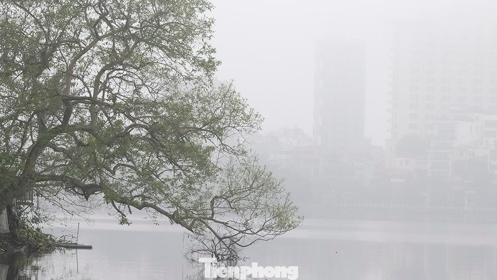 Ngay từ đầu giờ sáng, không khí Hà Nội mịt mù trong sương và giá lạnh. Nhiệt độ trung bình khoảng từ 14 đến 16 độ C.