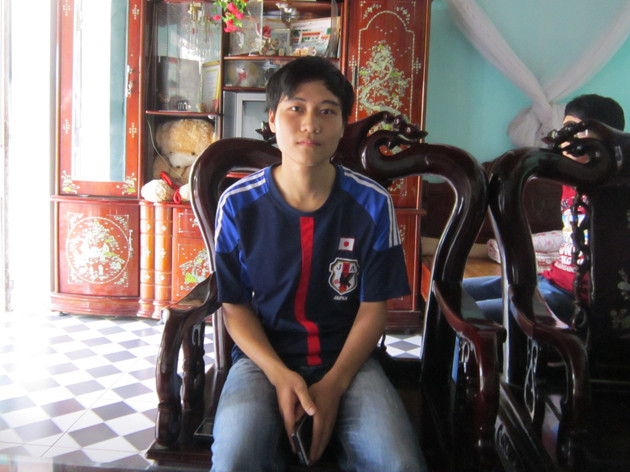 Chân dung thủ khoa 2 trường ĐH, Lê Xuân Hoàng. Ảnh: Hoàng Lam