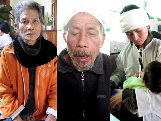 Bố, mẹ và vợ con anh Nguyễn Quang Hạnh thẫn thờ trước nỗi mất mát quá lớn