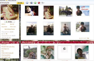 Trên blog cá nhân của tên Hận có rất nhiều hình ảnh các bé trai tuổi từ 5 - 15 tuổi