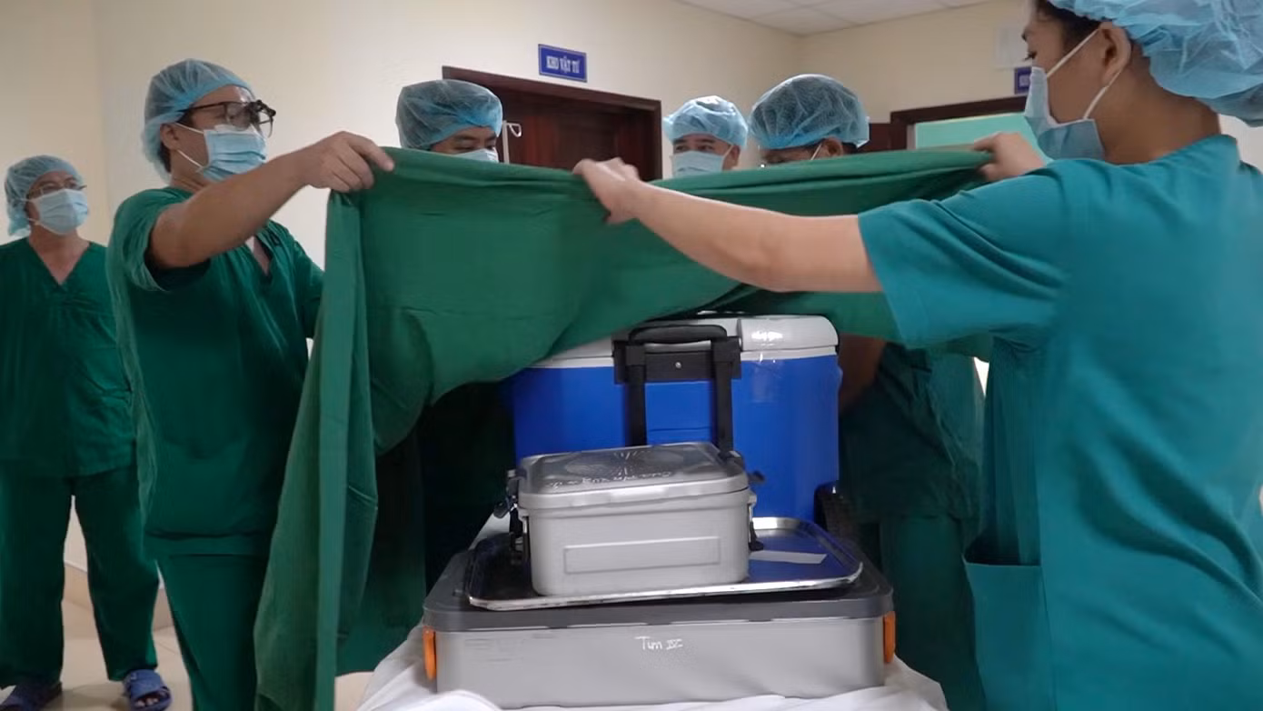 Anh T. đã hiến 4 tạng gồm tim, gan và hai quả thận.
