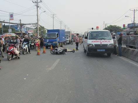 Hiện trường vụ tai nạn