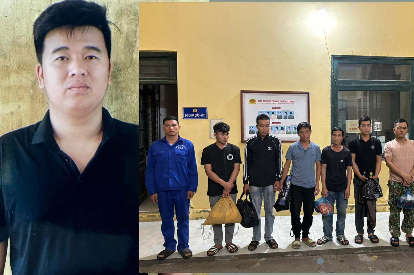 Kẻ cầm đầu Nguyễn Nam Hùng và một số đối tượng trong đường dây. Kẻ cầm đầu Nguyễn Nam Hùng và một số đối tượng trong đường dây.