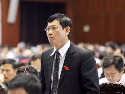 ĐB Nguyễn Ngọc Phương (Quảng Bình) .Ảnh: Hồng Vĩnh