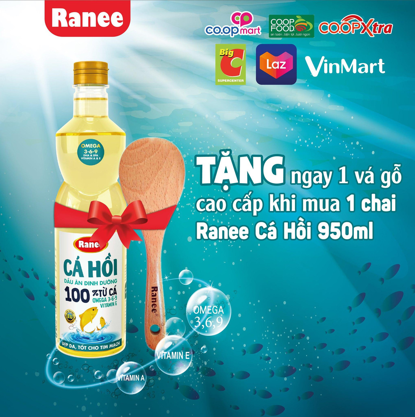 “Ranee cá hồi - dầu ăn dinh dưỡng” giải pháp thông minh nâng cao thể trạng