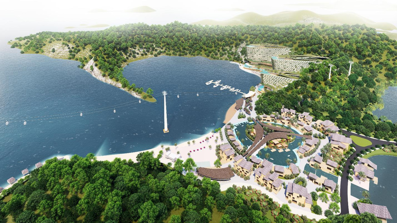 Một góc dự án Cát Bà Amatina do Vinaconex ITC làm chủ đầu tư Một góc dự án Cát Bà Amatina do Vinaconex ITC làm chủ đầu tư