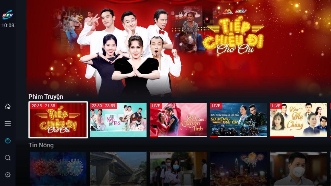 Giao diện bắt mắt của HTVC Android TV