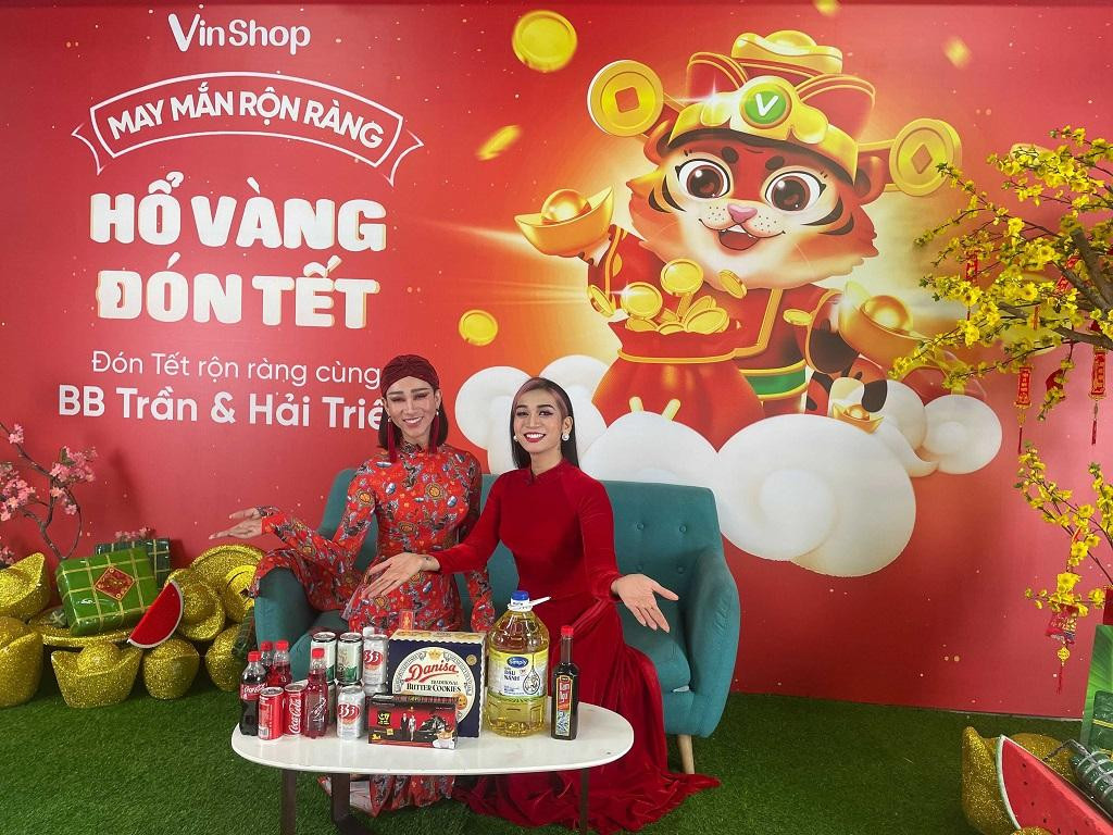 VinShop đa dạng cách thức hỗ trợ tạp hóa nhập hàng bán Tết.