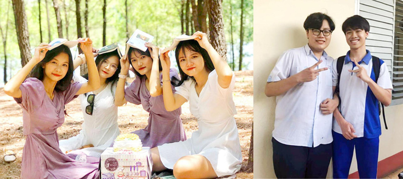 Điểm mạnh trong đào tạo cùng cơ hội lấy bằng Mỹ ngay tại quê nhà đã thu hút đông đảo các bạn đạt điểm cao trong Kỳ thi Tốt nghiệp THPT năm 2021 theo học như: Cái Thị Hiền Nhi (Thừa Thiên - Huế) đạt 27.55/3 điểm học ngành Quản trị Du lịch &amp; Khách sạn Troy (ảnh trái - thứ 3 từ trái sang), Chu Quang Long (Tp. HCM) đạt 26.1/30 học ngành Khoa học Máy tính Troy (đứng bên phải)