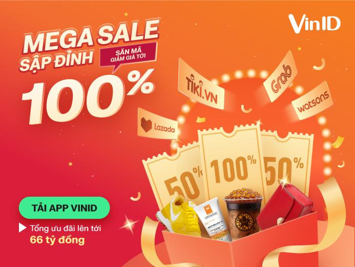 VinID mang đến chương trình mega sale lớn nhất trong năm.