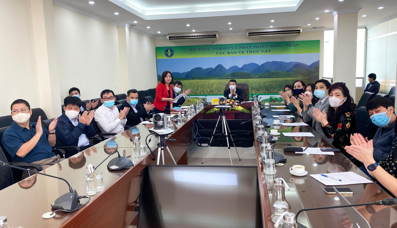 Lễ ký kết tại đầu cầu Cục BVTV - Hà Nội Lễ ký kết tại đầu cầu Cục BVTV - Hà Nội