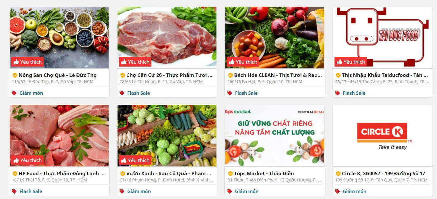 “Đi chợ online” với nhiều gian hàng thực phẩm tươi ngon tại ShopeeFood