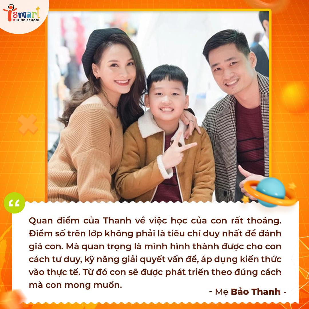 Diễn viên Bảo Thanh chia sẻ quan điểm giáo dục con