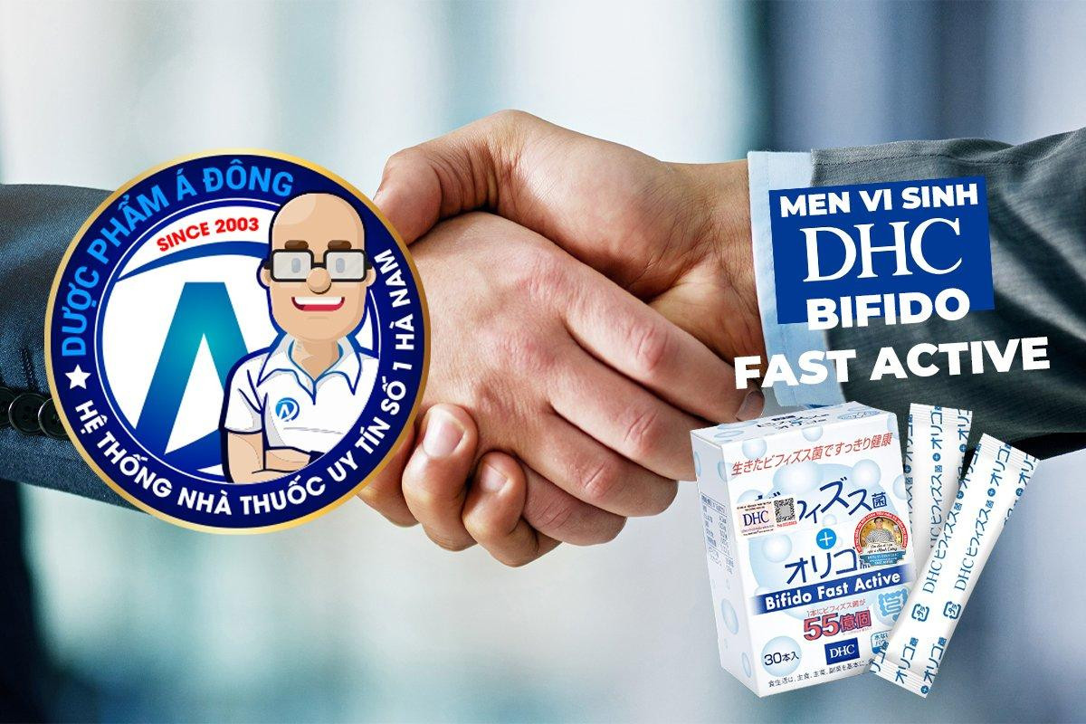 Sản phẩm Men vi sinh DHC chính hãng được phân phối tại các cơ sở thuộc hệ thống nhà thuốc Á Đông