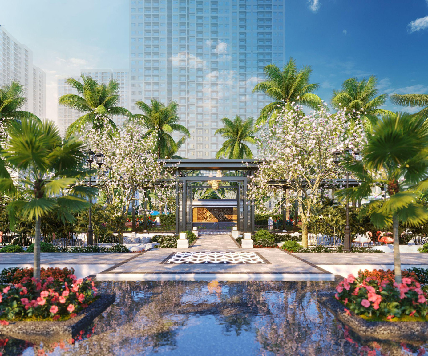 Kiến trúc Indochine được đưa vào tiện ích giàn cảnh quan The Muse tại phân khu The Tonkin thuộc KĐT Vinhomes Smart City Kiến trúc Indochine được đưa vào tiện ích giàn cảnh quan The Muse tại phân khu The Tonkin thuộc KĐT Vinhomes Smart City