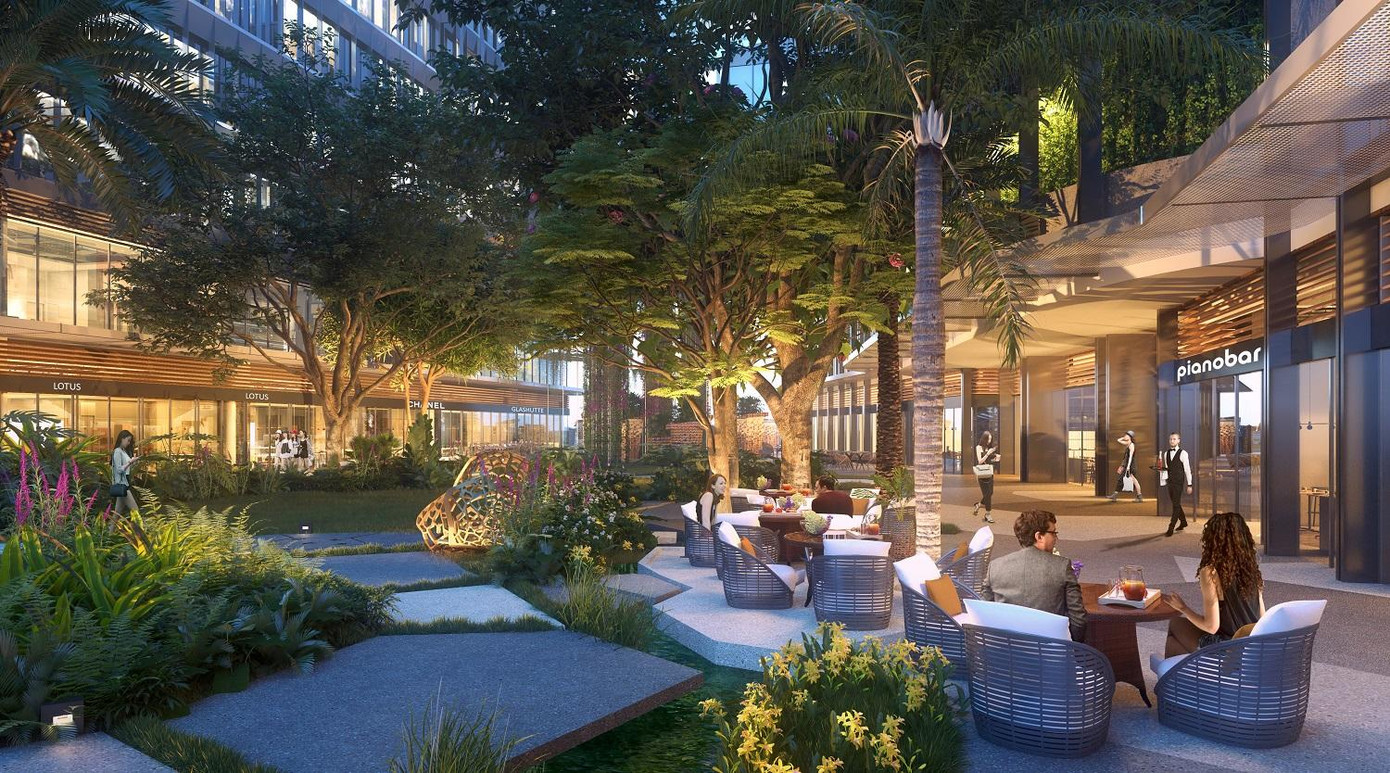 LUMIÈRE shops trong nội khu LUMIÈRE riverside được thừa hướng lối sống “sang và xanh” trong một hệ sinh thái cao cấp bậc nhất của Thảo Điền.