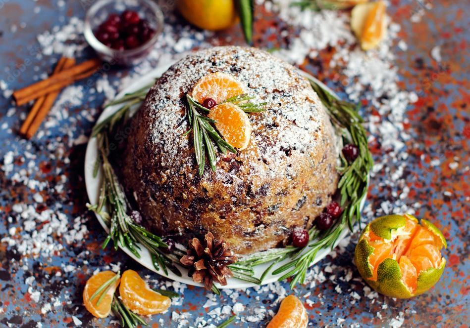 Bánh Pudding - món tráng miệng thường thấy trên bàn tiệc Giáng sinh và năm mới tại Anh (Nguồn: Internet)