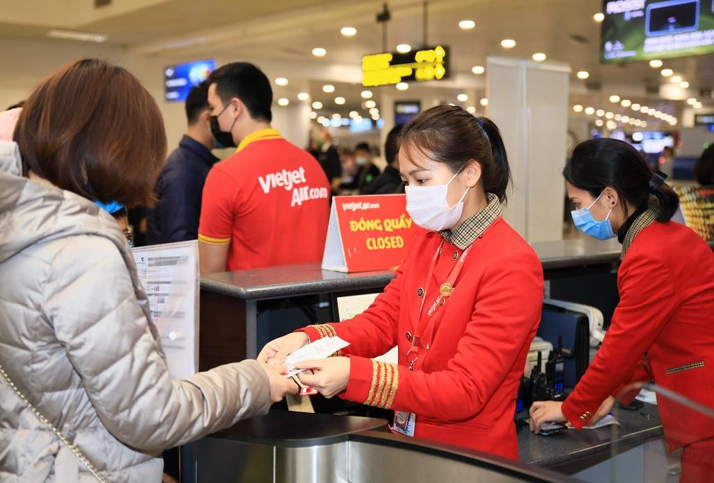 Vietjet sẵn sàng khai thác trở lại đường bay quốc tế chở khách 2 chiều từ ngày 1/1/2022.