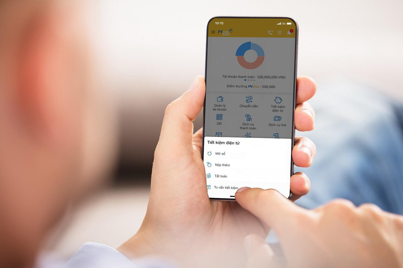 Gửi tiết kiệm online, khách hàng được cộng thêm tới 0.4%/năm vào lãi suất.