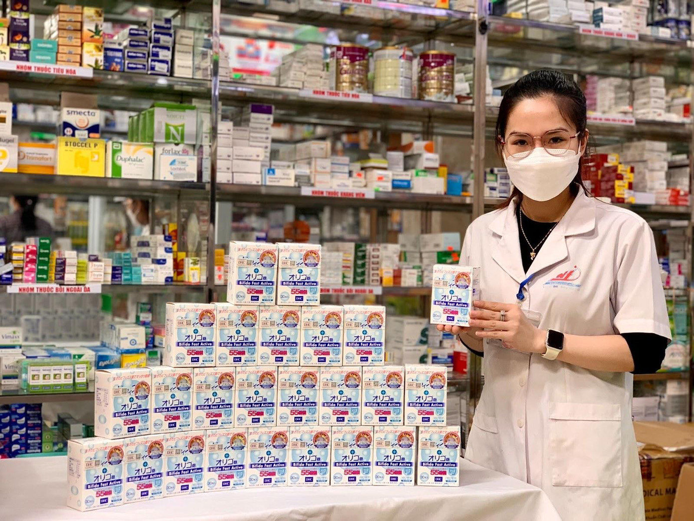 Hệ thống nhà thuốc Ngọc Đông - Địa chỉ phân phối Men vi sinh DHC Bifido Fast Active chính hãng, giá tốt tại Bắc Giang
